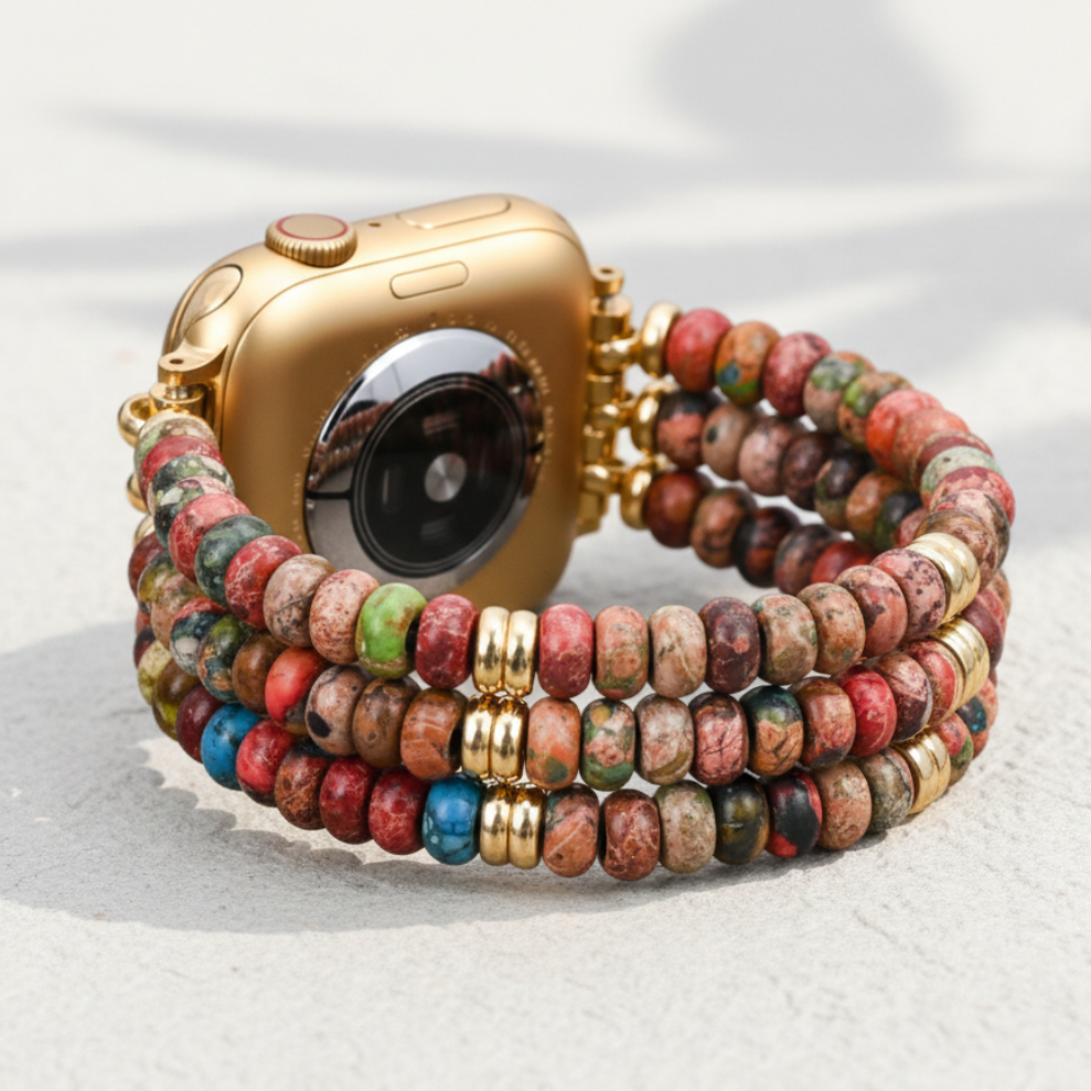 Kaleidoscoop Boheemse Rekbare Apple Watch Band