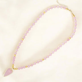 Valentijns Liefde Uitgerekte Hart Ketting