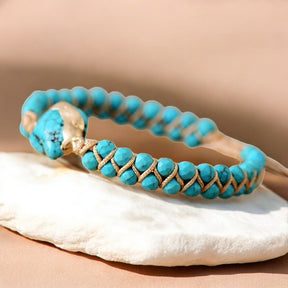 Etnische Turquoise Bedelarmband