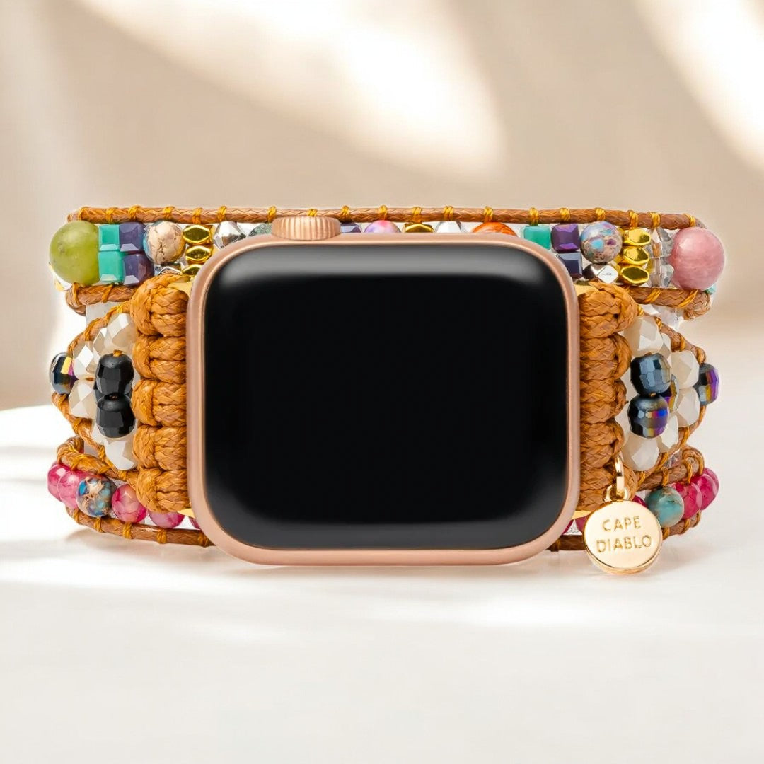 Bracelet Apple Watch Protection en Améthyste de Guérison