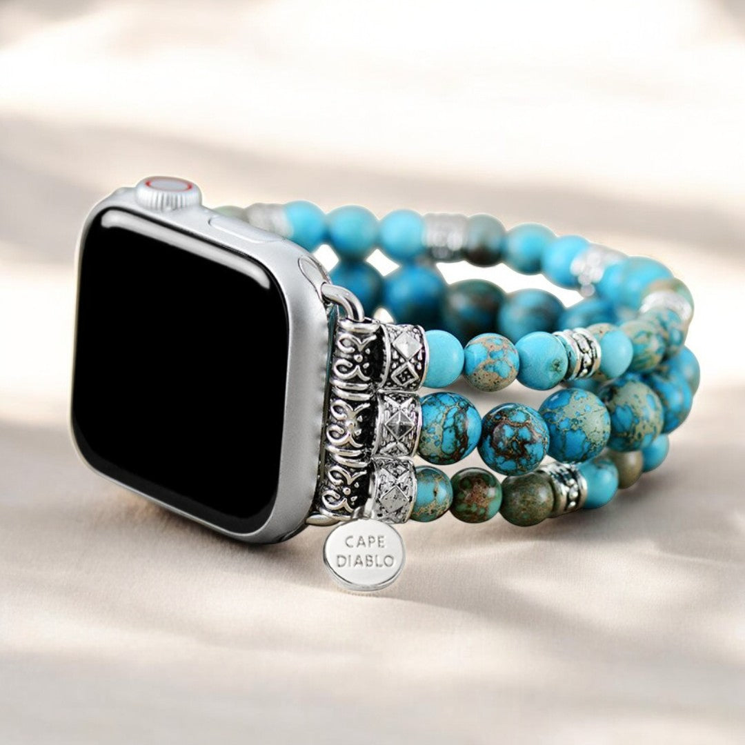 Stretch-Armband Apple Watch im Imperial-Jaspis-Stil