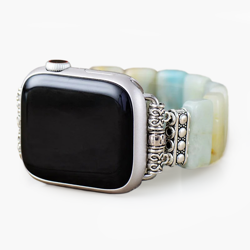 Amazonit Grace Stretch Apple Watch Armband