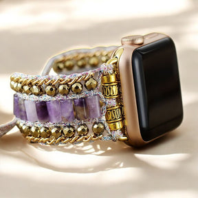Majestueuze Amethist Apple Watch Band
