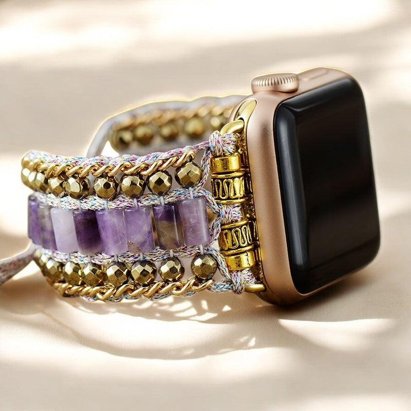 Majestueuze Amethist Apple Watch Band