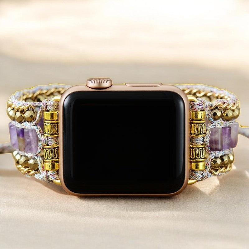 Majestueuze Amethist Apple Watch Band