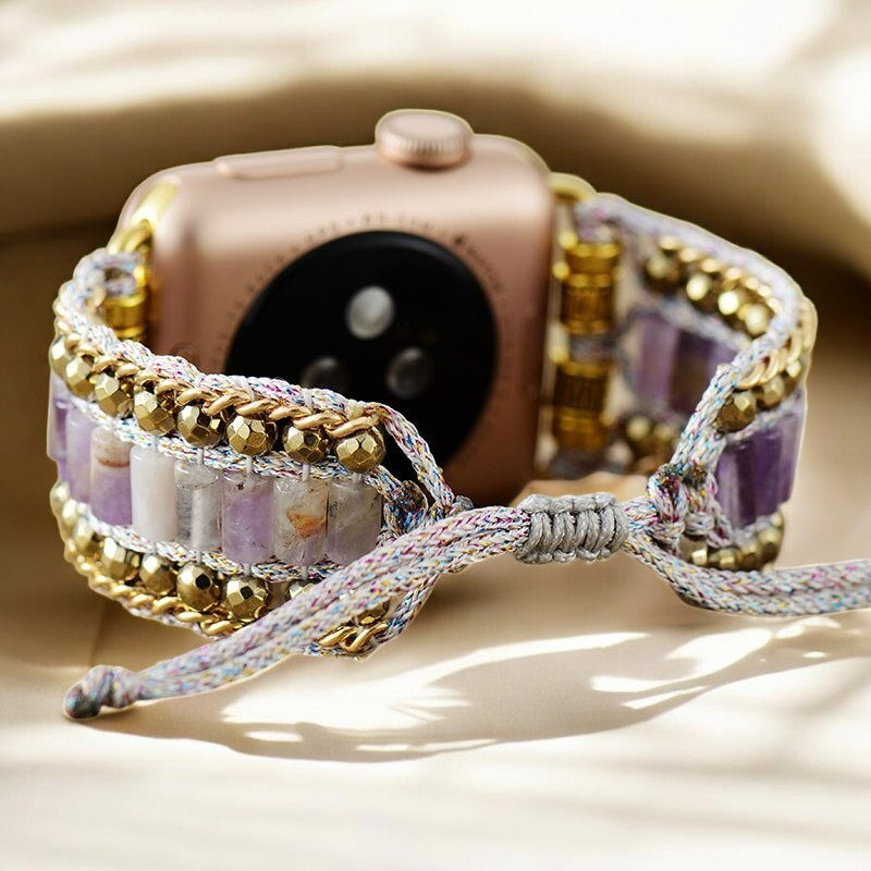 Majestueuze Amethist Apple Watch Band