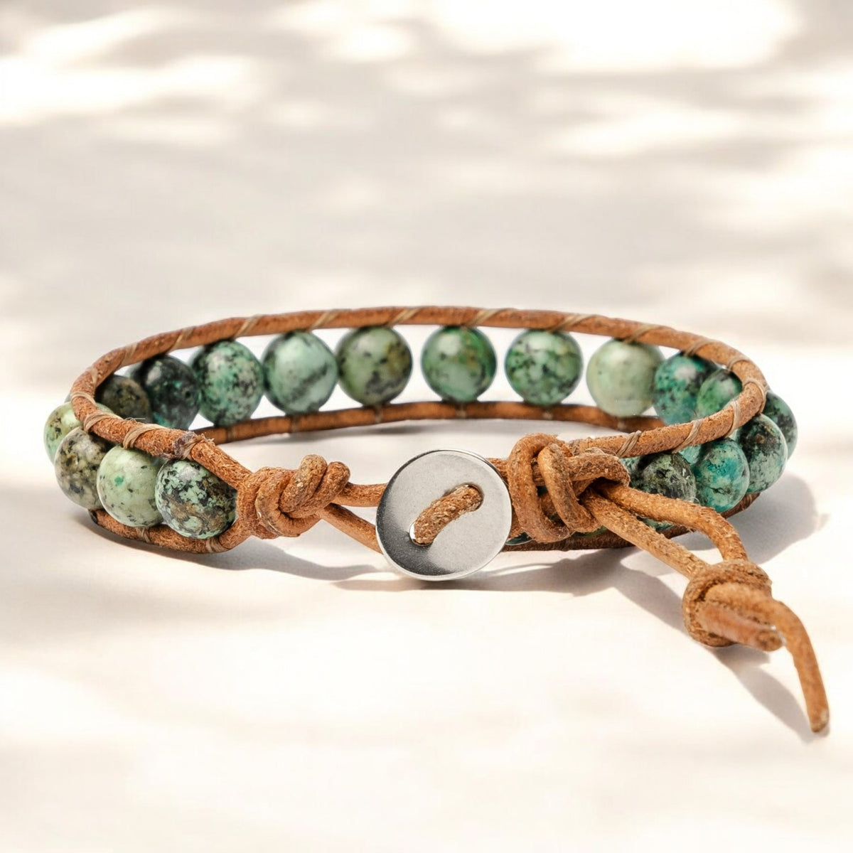 Bracelet Boho Africain Turquoise Homme