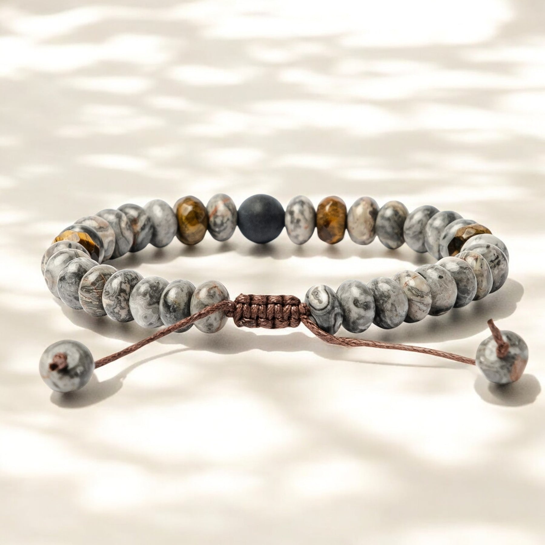 Heren Jasper & Tijgeroog Armband
