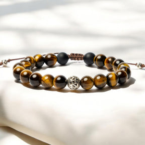 Bracelet Tibétain Oeil de Tigre Homme