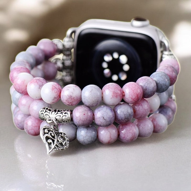 Bracelet extensible Pastel Love pour Apple Watch