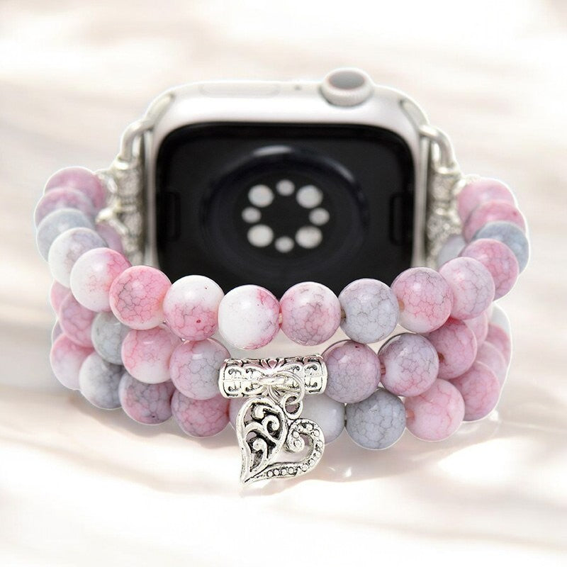 Stretch-Armband Apple Watch Pastel Love“