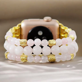 Rose Quartz Stretch Apple Watch Band