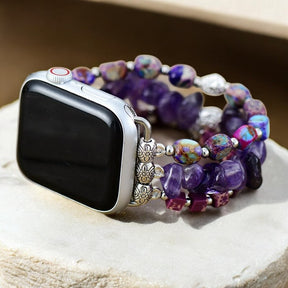 Royal Amethyst Stretch Apple Watch-bandje
