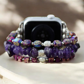 Royal Amethyst Stretch Apple Watch-bandje