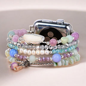 Stretch-Armband „Seaside Dreams“ für Apple Watch