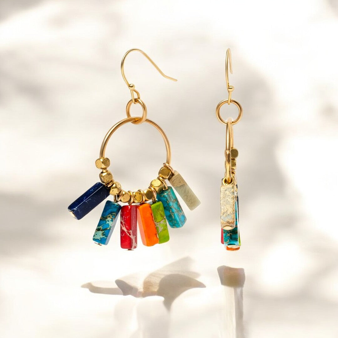 Les Boucles d'Oreilles Chakra Power