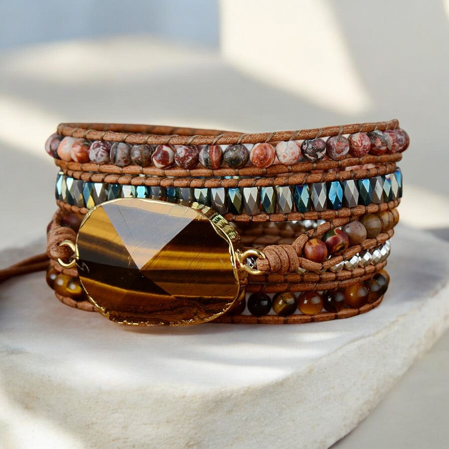 Tigerauge Royal Armband