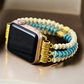 Turkooise Howliet Stretch Apple Watch Band