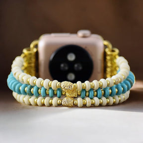 Turkooise Howliet Stretch Apple Watch Band