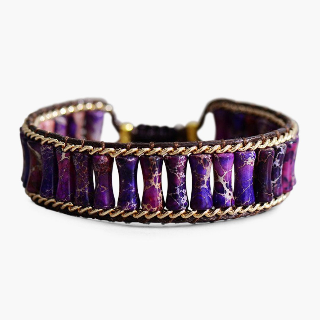 Magical Purple Jasper Energy Bracelet - Cape Diablo