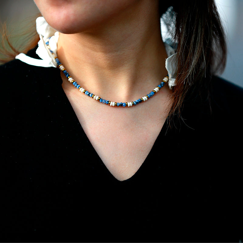Perlen-Harmonie-Choker-Halskette