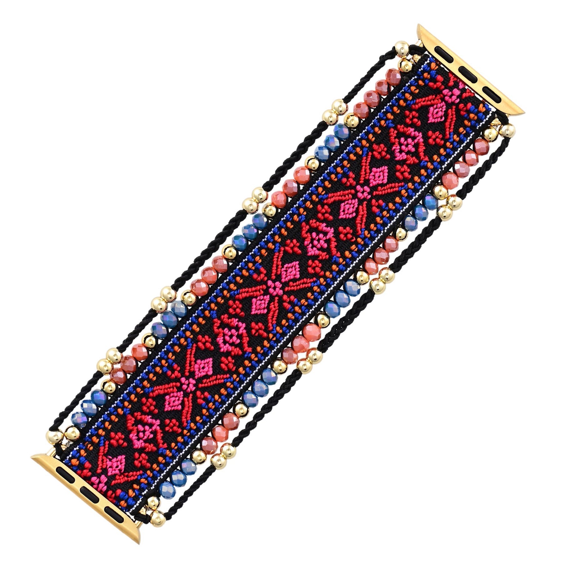 Royal Garnet Stretch Apple Watch Strap - Cape Diablo